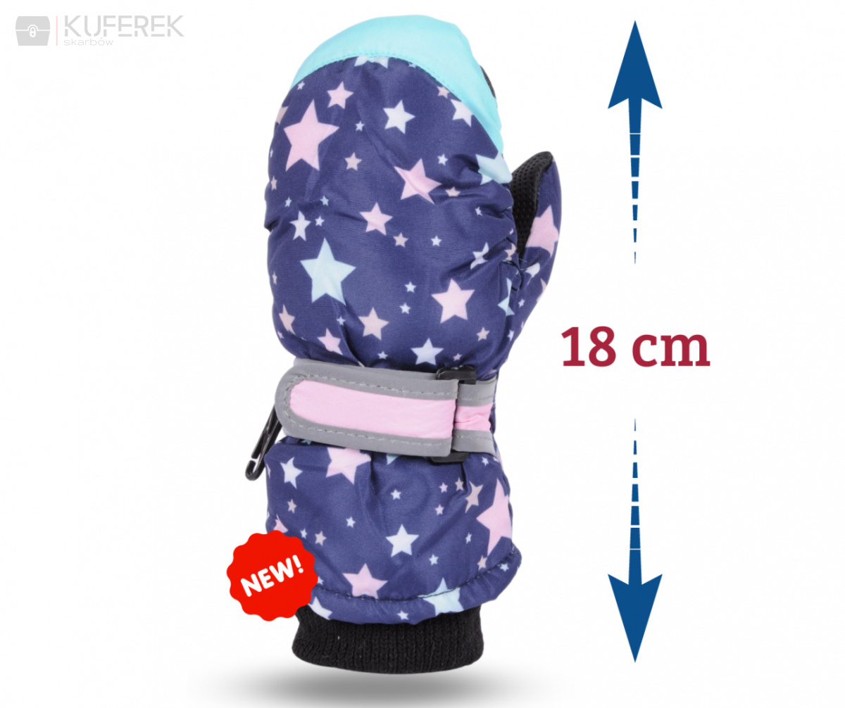 Rekawiczki Zimowe Dla 2 Latka Rękawiczki zimowe, narciarskie dla dziewczynki roz 12cm - Sklep z